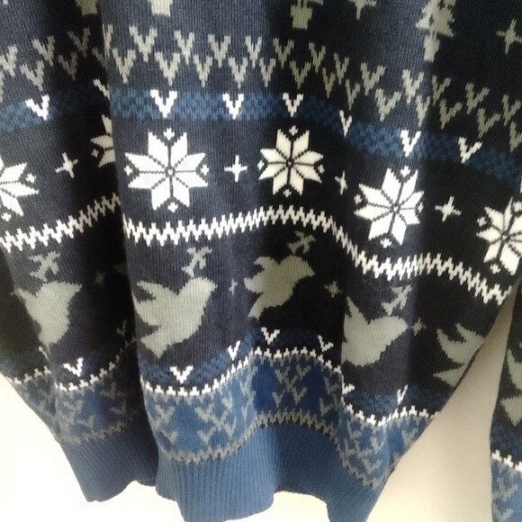 You Look Ugly Today, Men's/Adult Long Sleeved, Christmas/Holiday Sweater - Picture 3 of 5